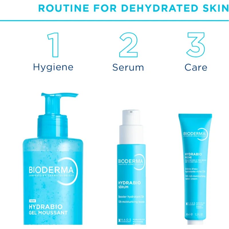 Bioderma Hydrabio Rich bohatý výživný krém pro suchou až velmi suchou pleť 40 ml