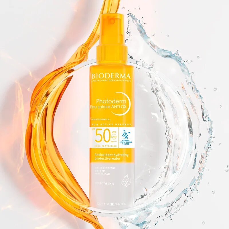 Bioderma Photoderm Eau solaire ANTI-OX opalovací sprej SPF 50 200 ml