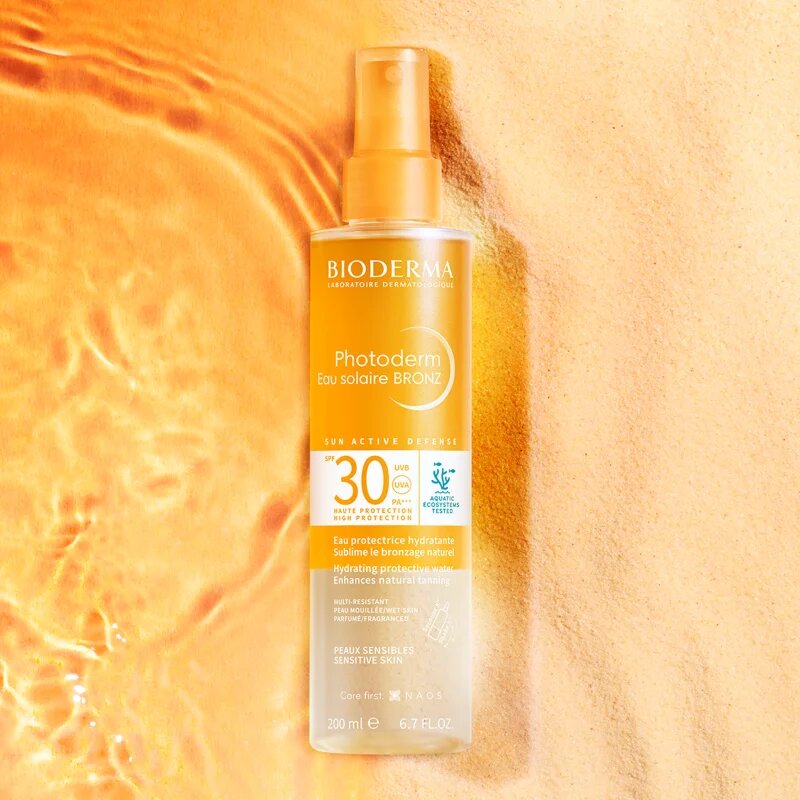 Bioderma Photoderm Eau solaire BRONZ opalovací sprej s bronzerem SPF 30 200 ml