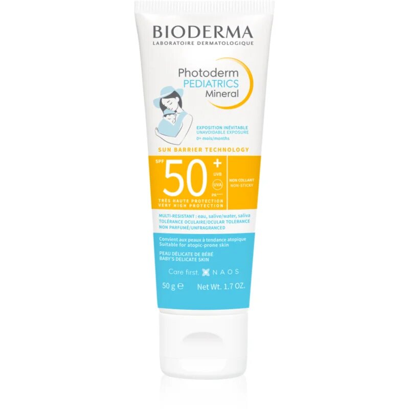 Bioderma Photoderm Pediatrics opalovací krém pro děti SPF 50+ 50 g