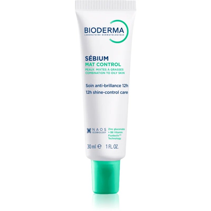 Bioderma Sébium Mat Control lehký hydratační krém proti lesknutí pleti a rozšířeným pórům 30 ml
