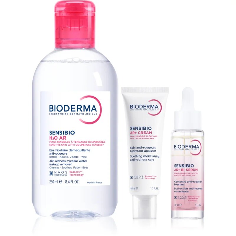 Bioderma Sensibio AR+ sada pro citlivou pleť se sklonem ke zčervenání