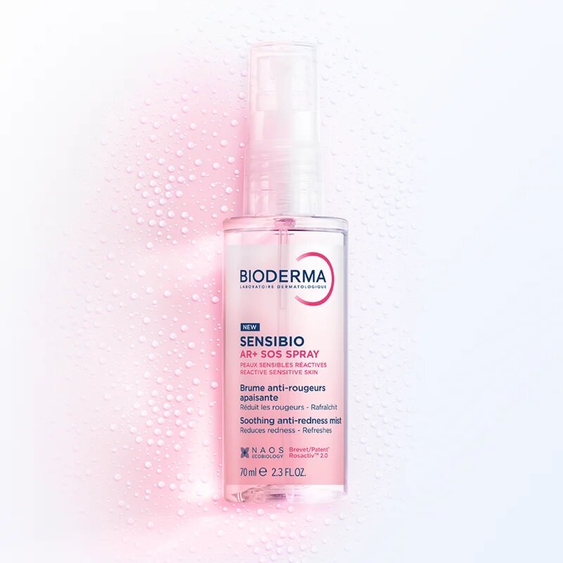Bioderma Sensibio AR+ SOS Spray zklidňující sprej proti začervenání pleti 70 ml