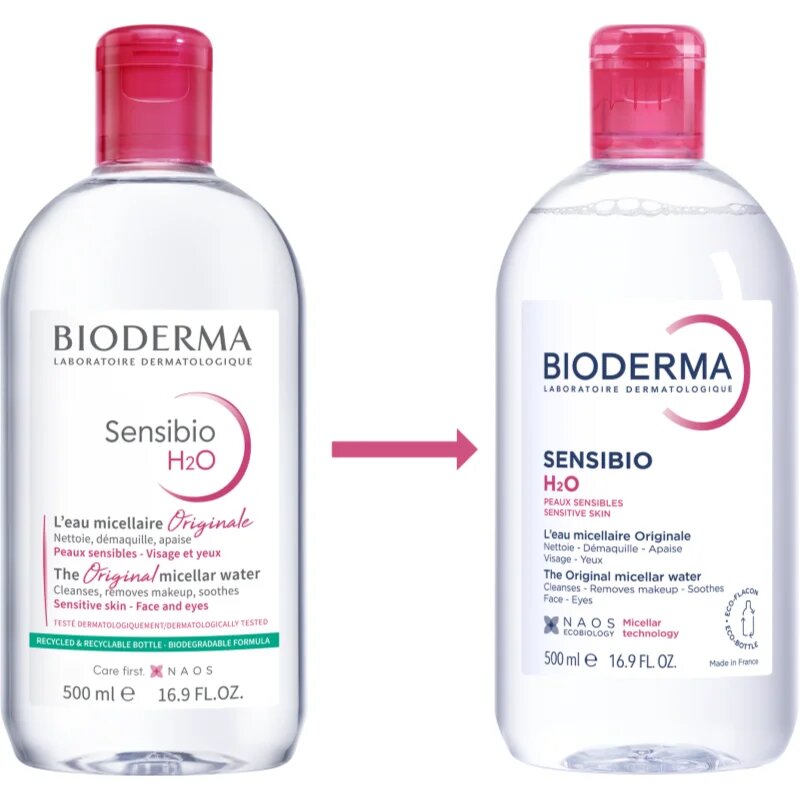 Bioderma Sensibio H2O micelární voda pro citlivou pleť 500 ml
