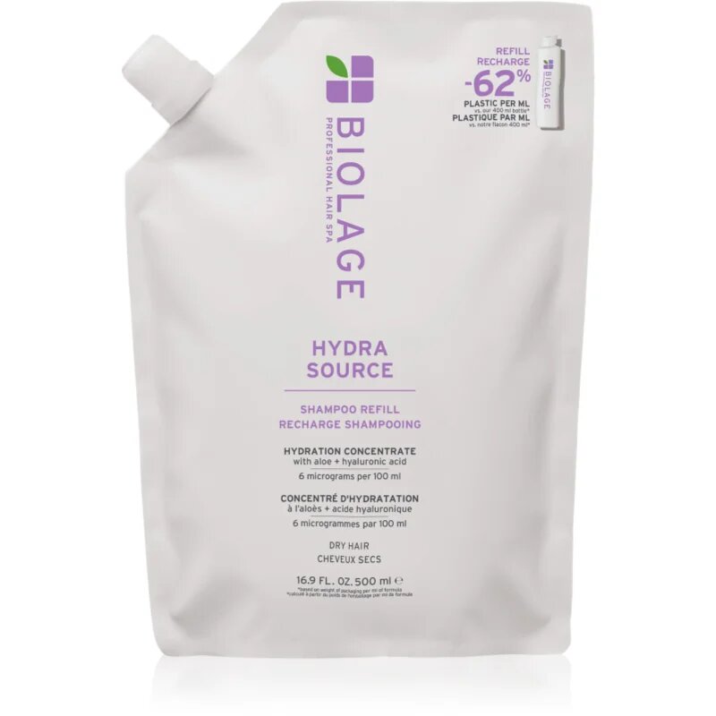Biolage Essentials HydraSource Refill šampon pro suché vlasy Refill 500 ml