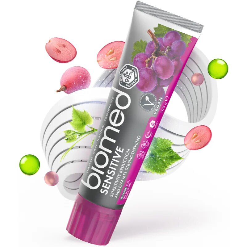 Biomed Sensitive bioaktivní zubní pasta pro snížení citlivosti zubů a zdravé dásně 100 g