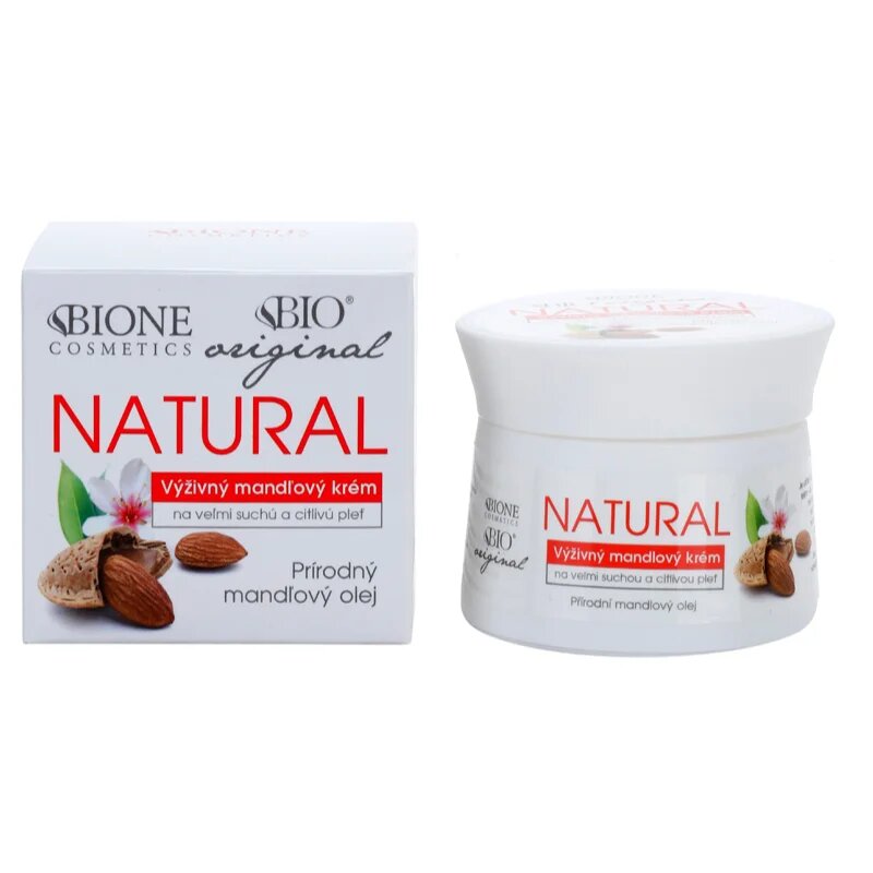 Bione Cosmetics Almonds extra výživný krém pro velmi suchou a citlivou pleť 51 ml