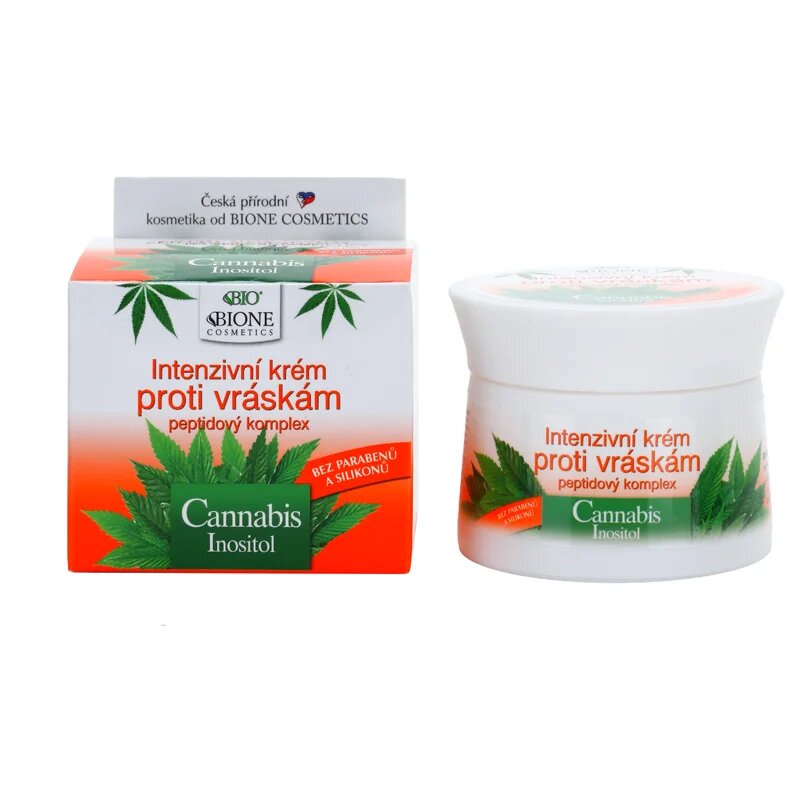 Bione Cosmetics Cannabis intenzivní krém proti vráskám 51 ml