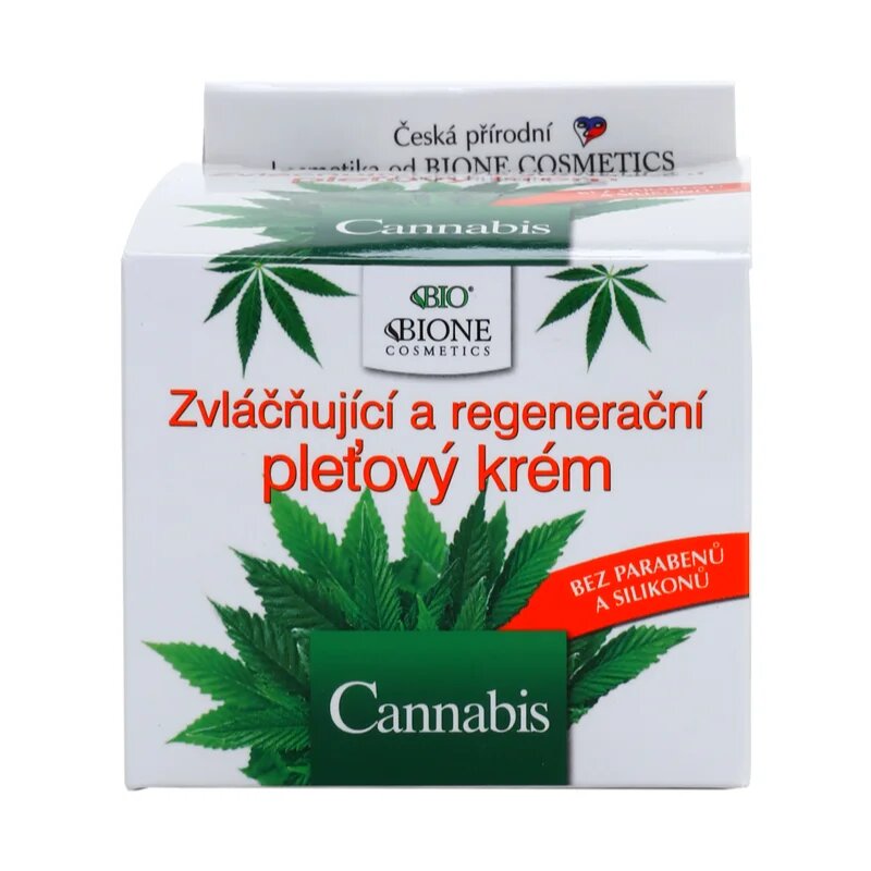 Bione Cosmetics Cannabis regenerační pleťový krém 51 ml