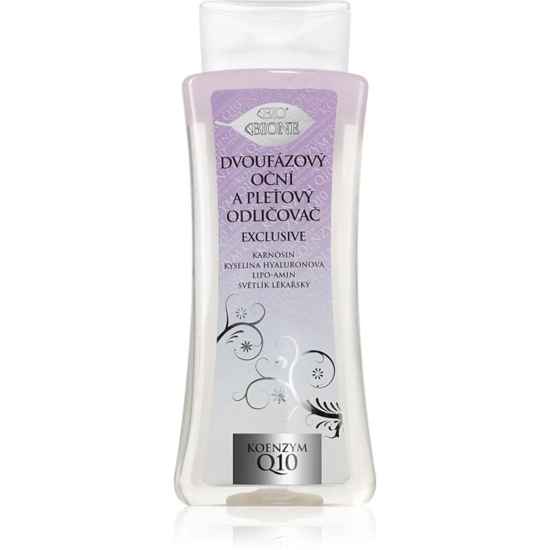 Bione Cosmetics Exclusive Q10 dvoufázový odličovač na oči 255 ml