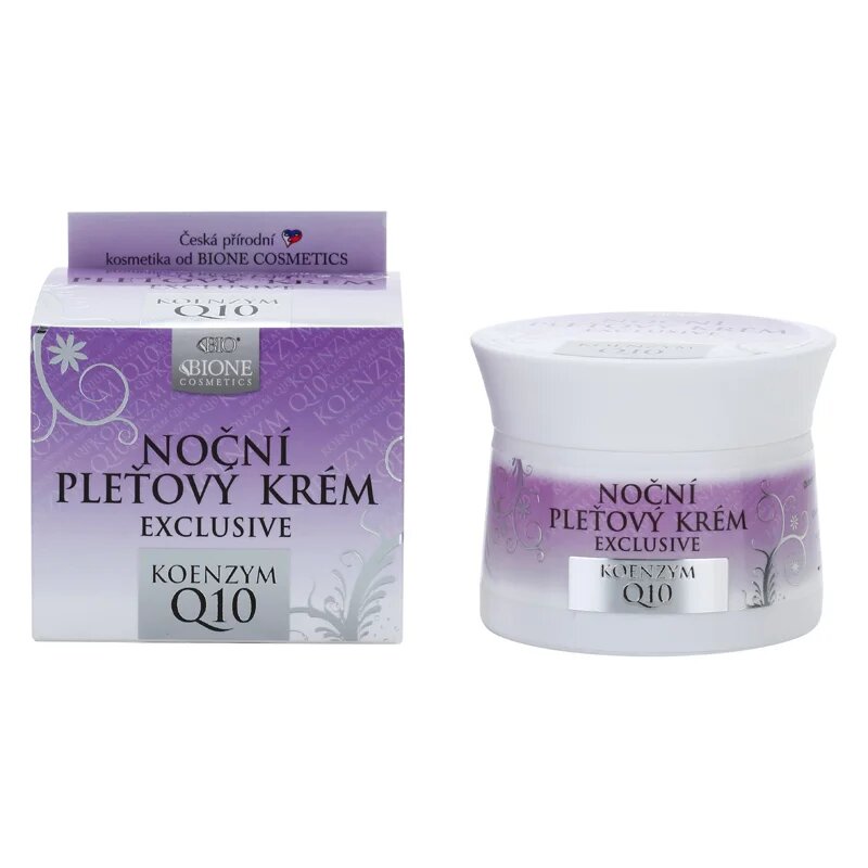 Bione Cosmetics Exclusive Q10 noční pleťový krém 51 ml