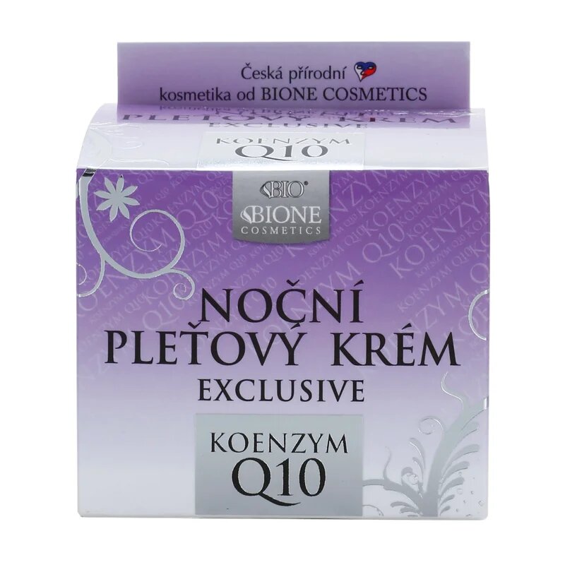 Bione Cosmetics Exclusive Q10 noční pleťový krém 51 ml