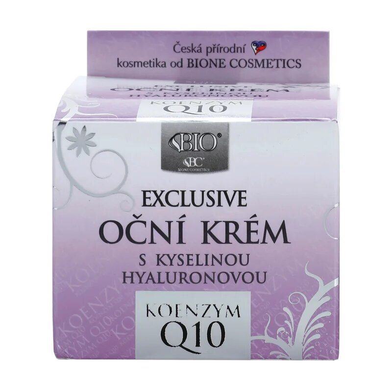 Bione Cosmetics Exclusive Q10 oční krém s kyselinou hyaluronovou 51 ml