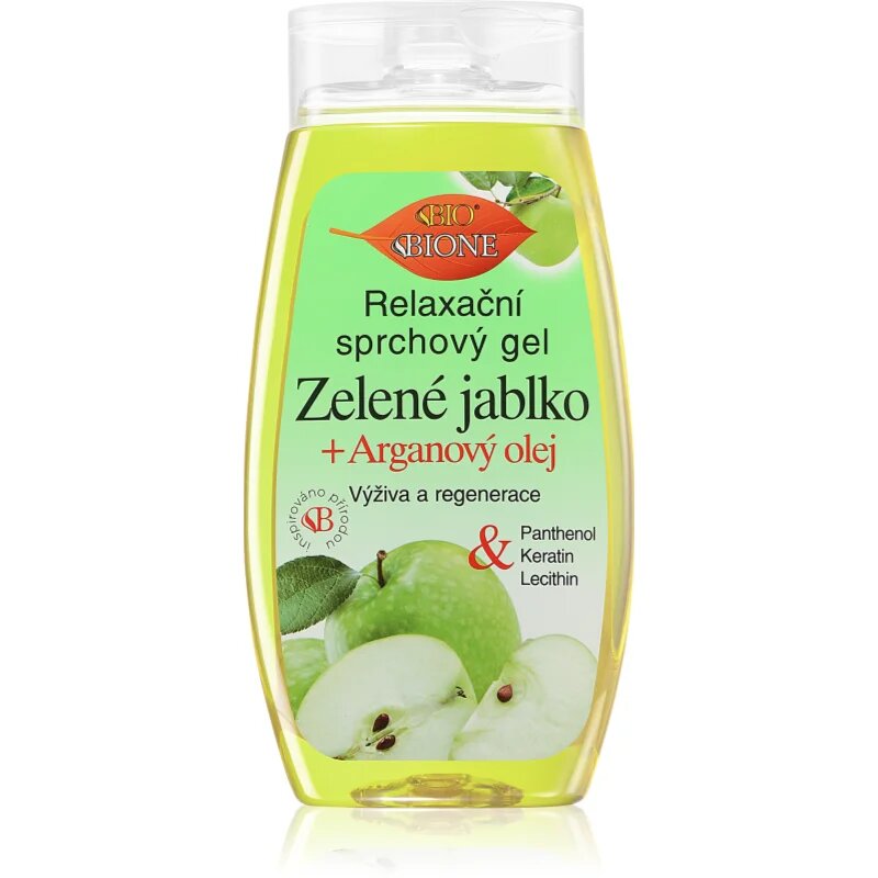 Bione Cosmetics Green Apple + Argan Oil sprchový gel 260 ml