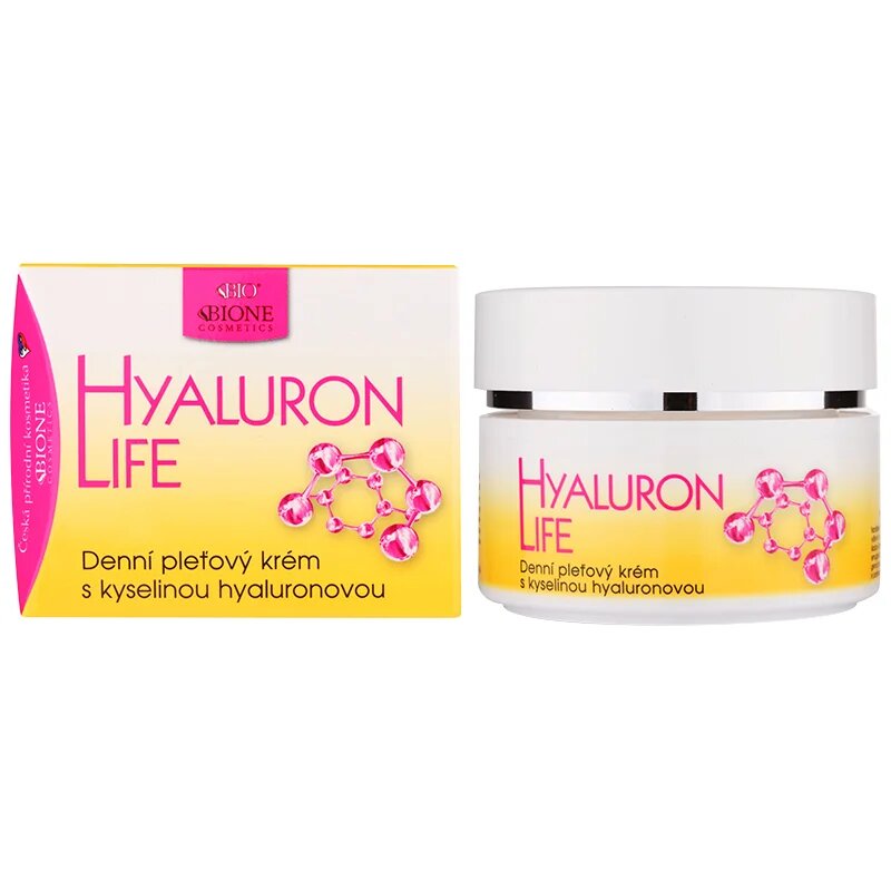 Bione Cosmetics Hyaluron Life denní pleťový krém s kyselinou hyaluronovou 51 ml