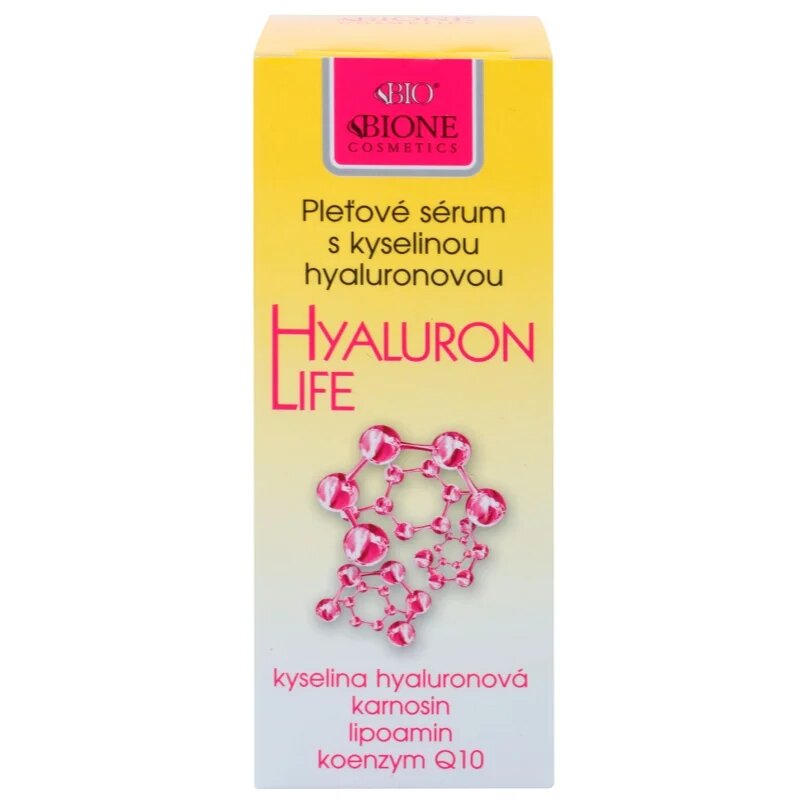 Bione Cosmetics Hyaluron Life hydratační a vyživující sérum na obličej 40 ml