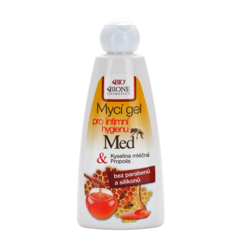 Bione Cosmetics Med + Q10 gel pro intimní hygienu s mateří kašičkou 260 ml