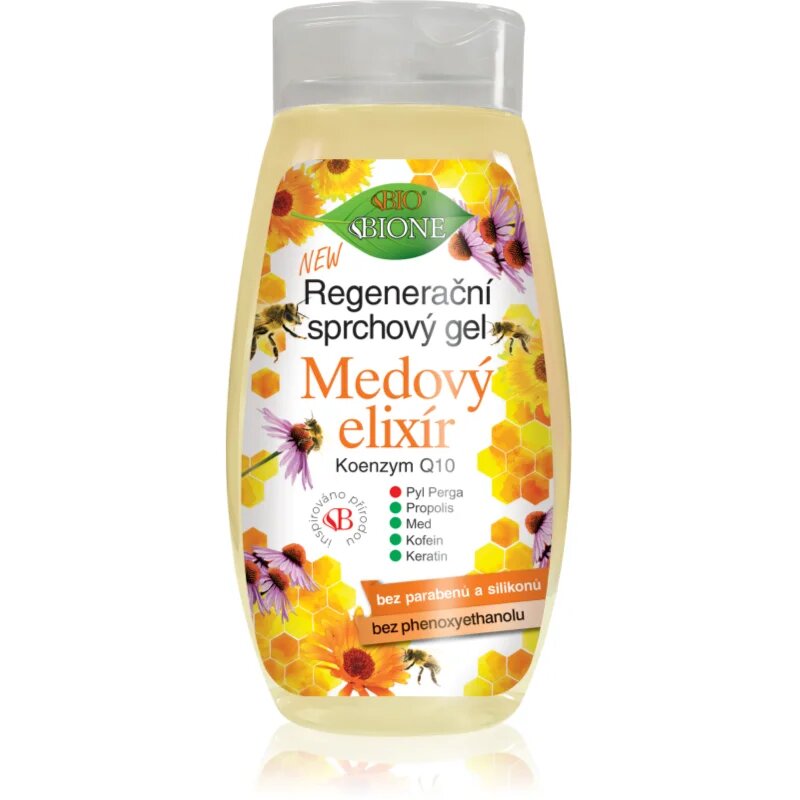 Bione Cosmetics Medový Elixír regenerační sprchový gel 260 ml