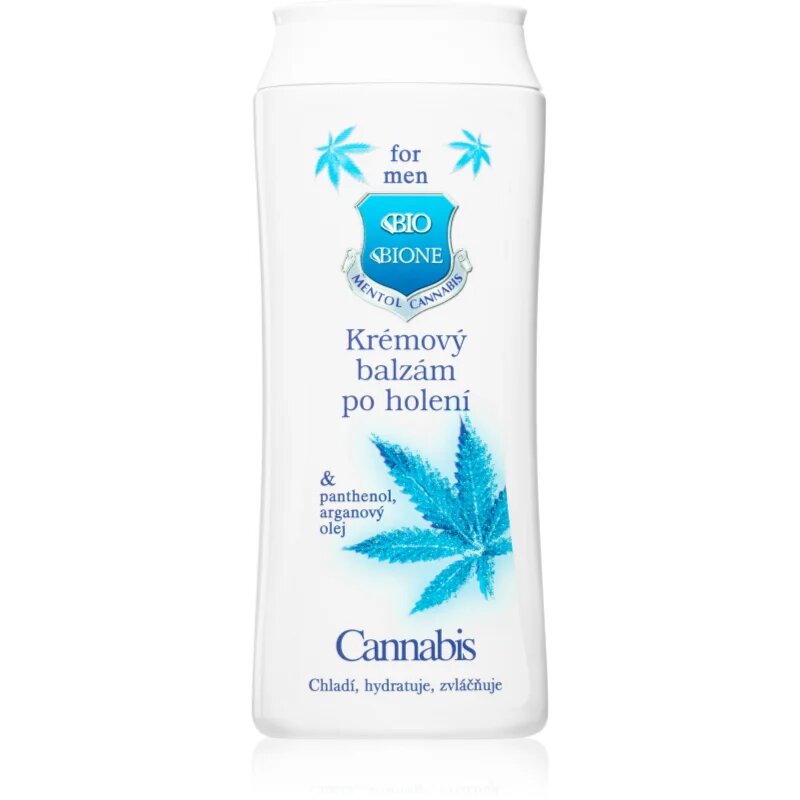 Bione Cosmetics Pro Muže Cannabis krémový balzám po holení 200 ml