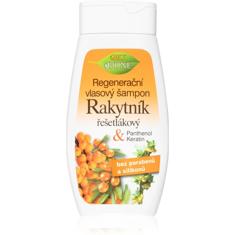 Bione Cosmetics Rakytník regenerační šampon na vlasy 260 ml