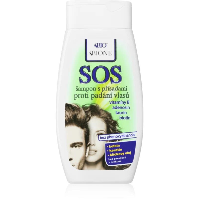 Bione Cosmetics SOS šampon proti řídnutí a padání vlasů 260 ml
