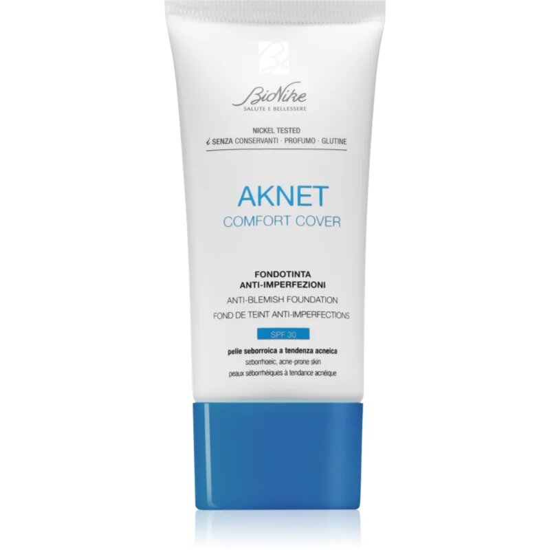 BioNike Aknet Comfort Cover krycí make-up pro problematickou pleť odstín 101 Ivoire 30 ml