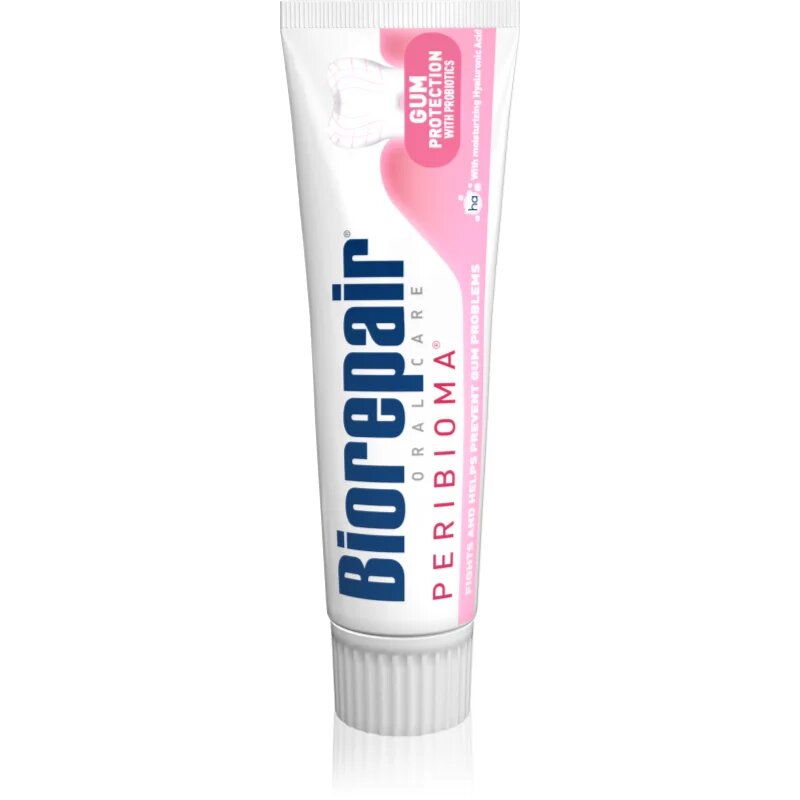Biorepair Gum Protection Peribioma zklidňující zubní pasta podporující regeneraci podrážděných dásní 75 ml