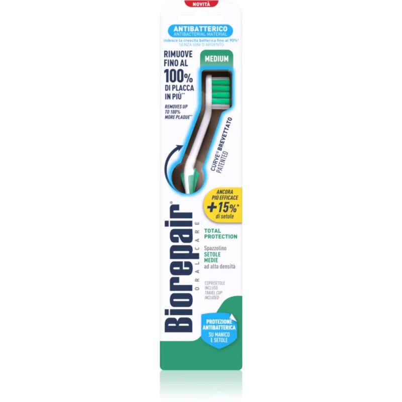 Biorepair Total Medium zubní kartáček střední tvrdost 1 ks