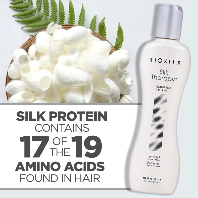 Biosilk Silk Therapy Glazing Gel tvarující gel s hedvábím 207 ml