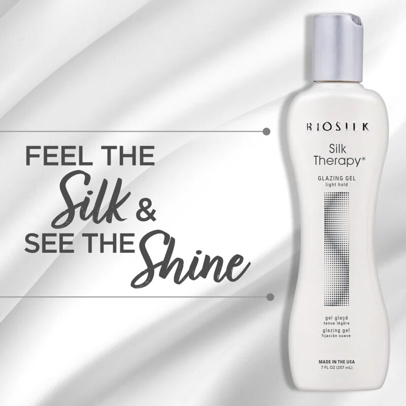 Biosilk Silk Therapy Glazing Gel tvarující gel s hedvábím 207 ml