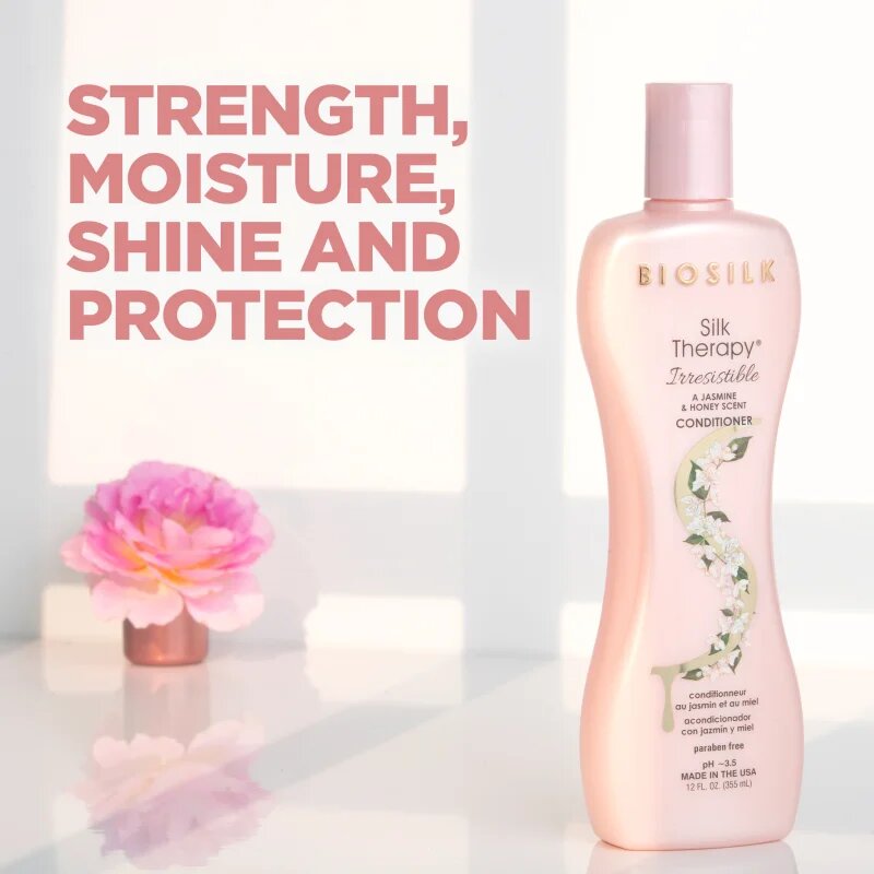 Biosilk Silk Therapy Irresistible Conditioner obnovující kondicionér pro lesk a hebkost vlasů 355 ml
