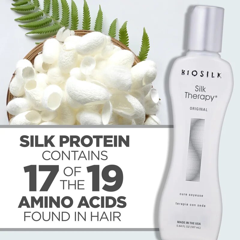 Biosilk Silk Therapy Original hedvábná regenerační péče pro všechny typy vlasů 167 ml