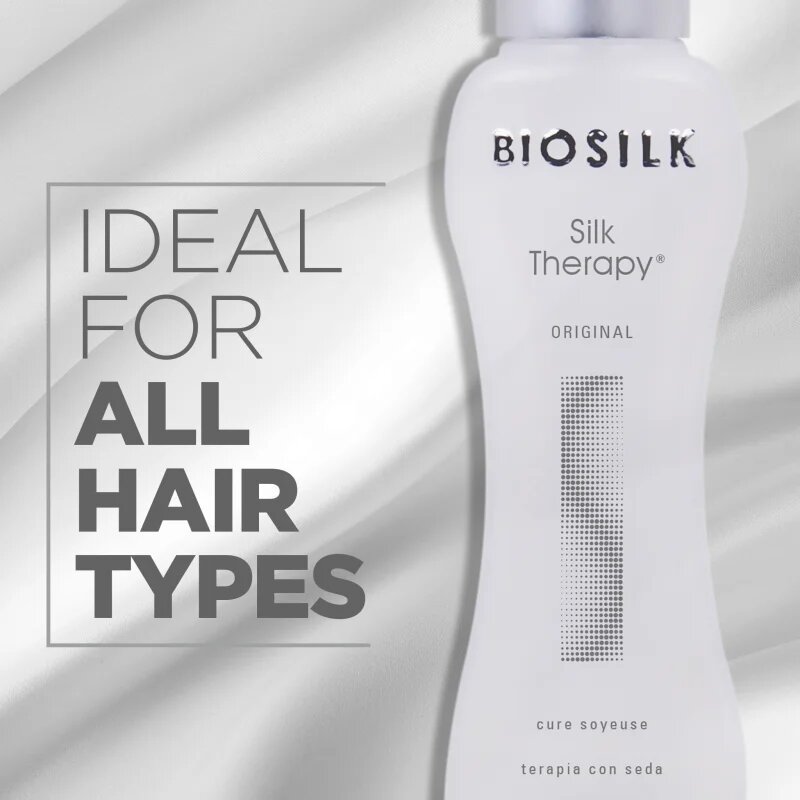Biosilk Silk Therapy Original hedvábná regenerační péče pro všechny typy vlasů 67 ml