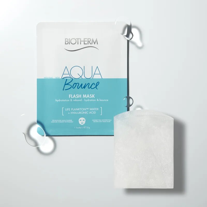 Biotherm Aqua Bounce Flash Mask plátýnková maska 35 g