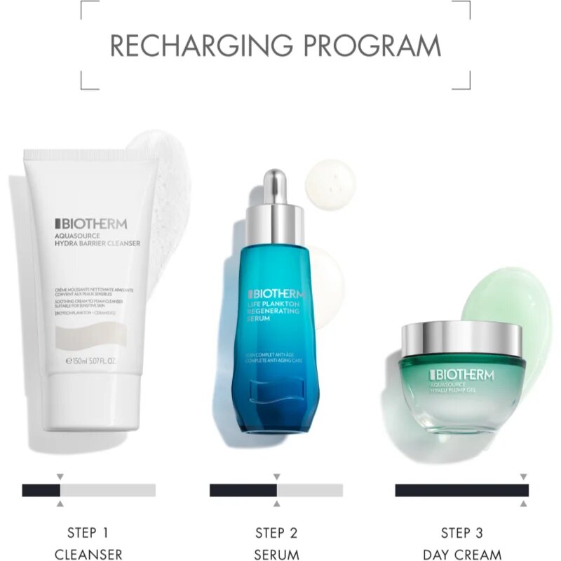 Biotherm Aquasource Hyalu Plump Gel hydratační pleťový gel 50 ml