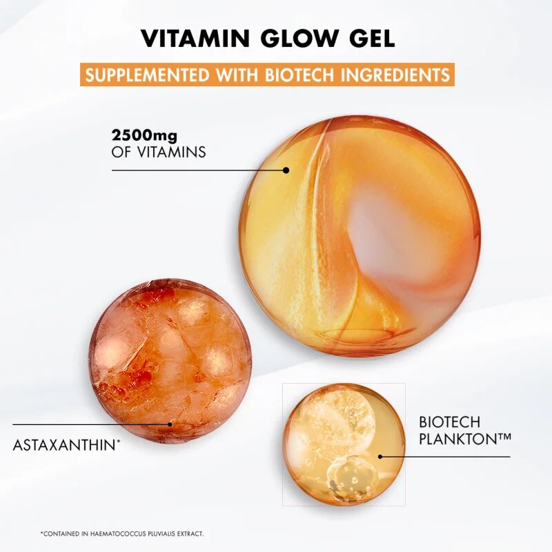 Biotherm Aquasource+ Vitamin Glow Gel pleťový gel 50 ml