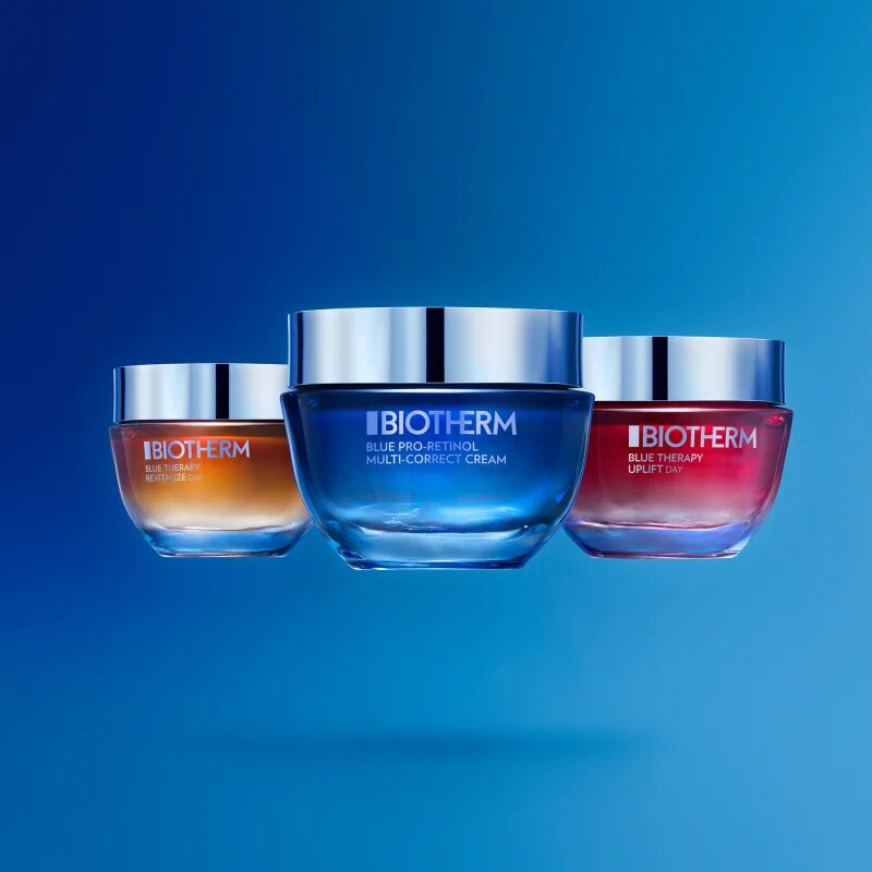 Biotherm Blue Pro-Retinol Multi Correct Cream multikorekční krém proti známkám stárnutí s retinolem pro ženy 50 ml
