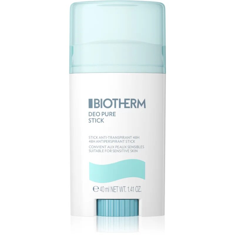 Biotherm Deo Pure Stick Anti-transpirant tuhý antiperspirant pro citlivou pokožku 40 ml