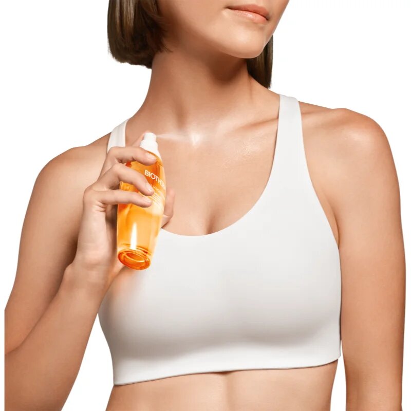 Biotherm Eau Vitaminée Énergie Abricot tělová mlha pro ženy 100 ml