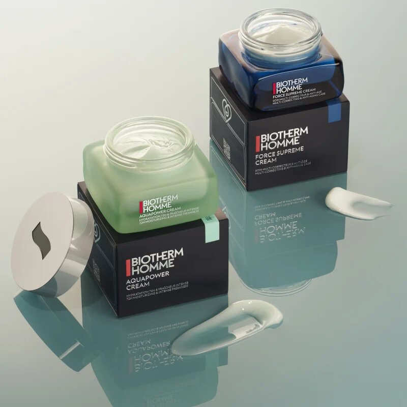 Biotherm Homme Aquapower Cream hydratační gelový krém 72h 50 ml