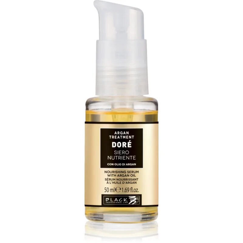 Black Professional Line Line DORÉ Nourishing Argan Oil Sérum sérum na vlasy s arganovým olejem 50 ml