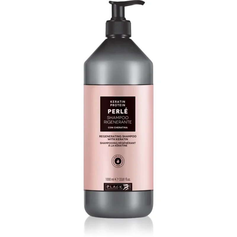 Black Professional Line Line PERLÉ Regenerating Keratin Shampoo regenerační šampon na vlasy 1000 ml