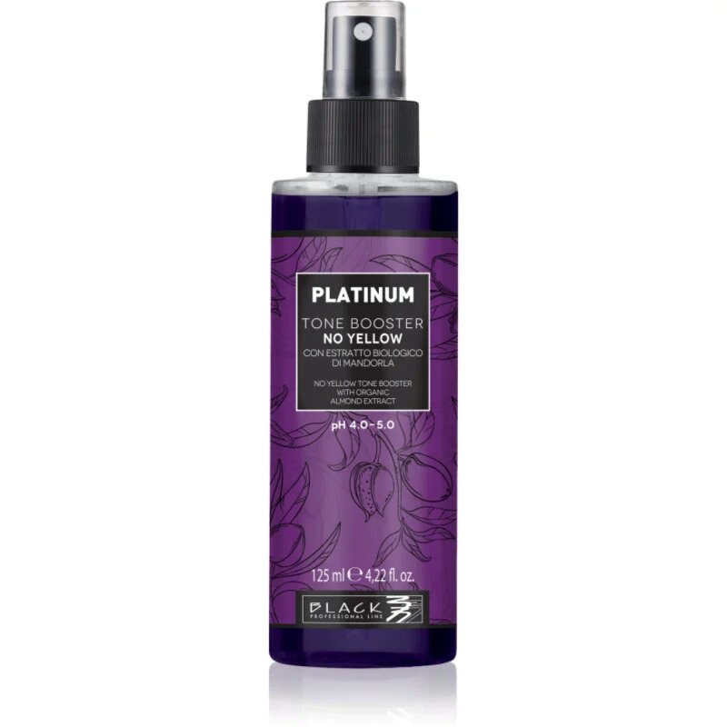 Black Professional Line Line Platinum Absolute No Yellow Booster bezoplachový sprej neutralizující žluté tóny 125 ml
