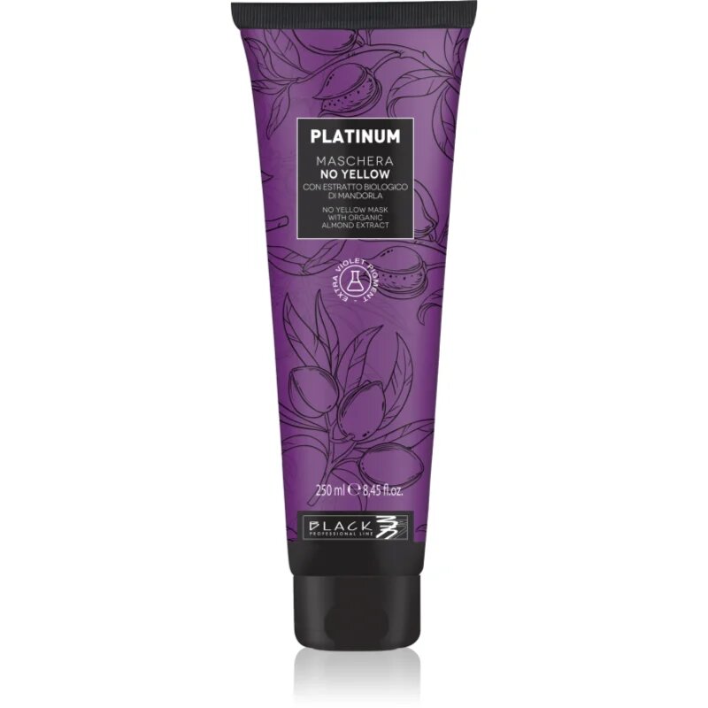 Black Professional Line Platinum No Yellow maska na vlasy neutralizující žluté tóny 250 ml