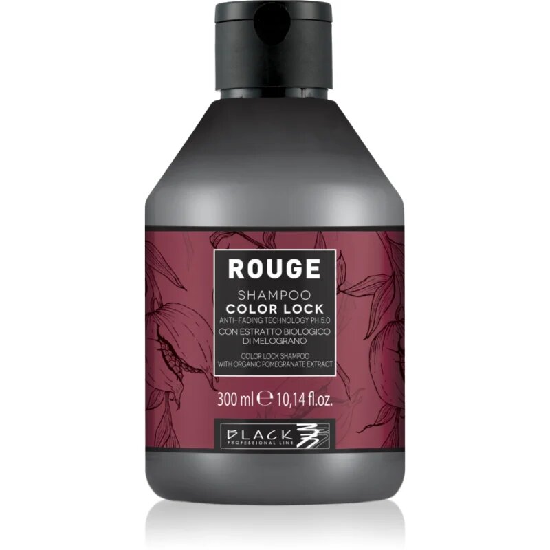 Black Professional Line Rouge Color Lock Shampoo ochranný šampon pro barvené vlasy 300 ml