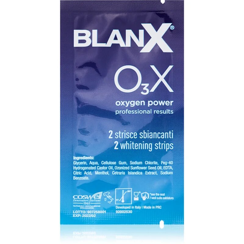 BlanX O3X Strips bělicí pásky na zuby 10 ks