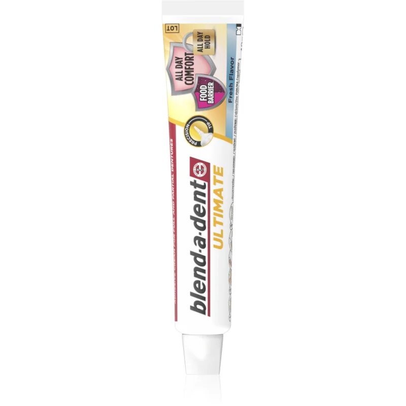 Blend-a-dent Ultimate Fresh fixační krém pro úplné a částečné zubní náhrady 40 g