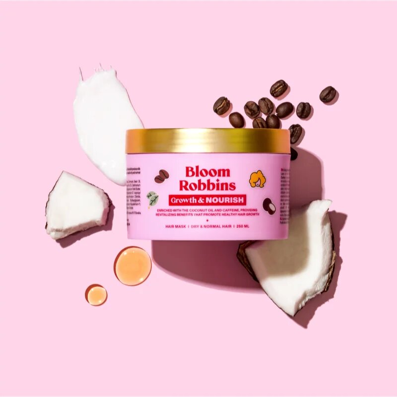 Bloom Robbins Growth & Nourish Hair Mask vyživující maska na vlasy pro všechny typy vlasů 250 ml