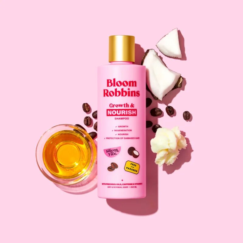 Bloom Robbins Growth & Nourish šampon pro zdravé a krásné vlasy 250 ml