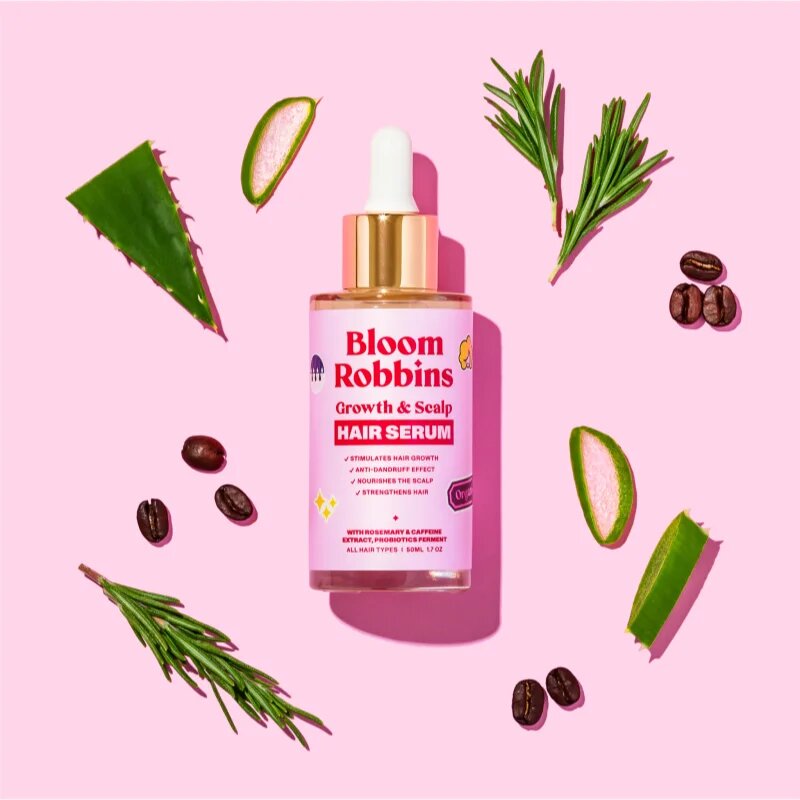 Bloom Robbins Growth & Scalp HAIR SERUM sérum pro všechny typy vlasů 50 ml
